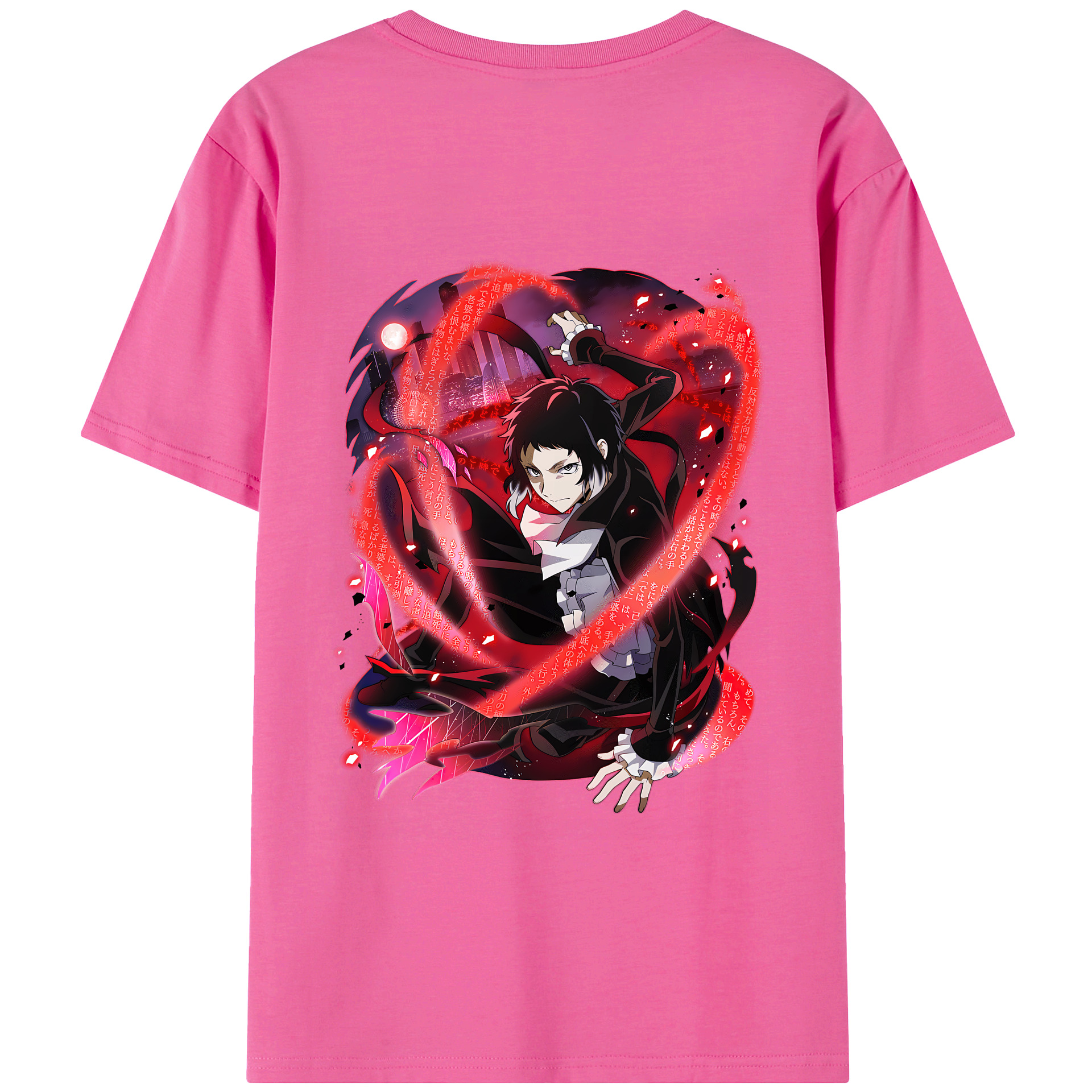 （画像用） 文豪ストレイドッグス Bungo Stray Dogs レディース半袖Tシャツ(バックプリント)